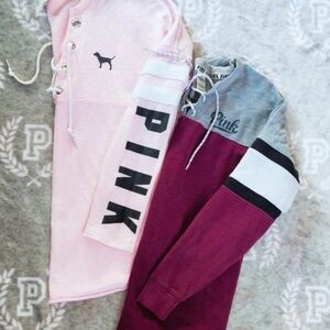 Pink and Burgundy PINK by Victoria's Secret Sweatshirts
